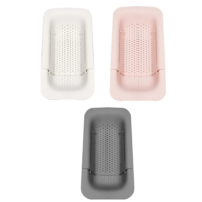 

Sink Filter Shelf, Multifunctional Storage Shelf, Adjustable Sink Drain Shelf For Dishes Fruit Vegetables