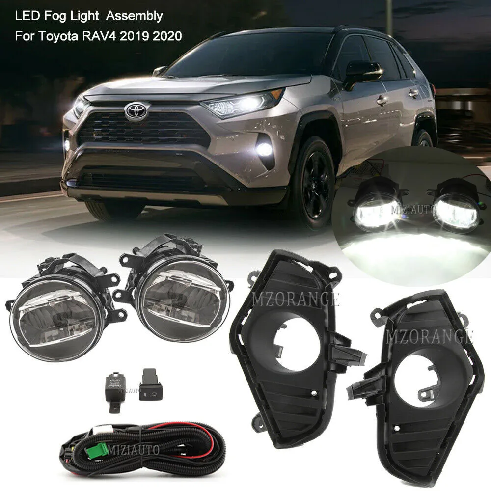 Светодиодный ные Противотуманные фары для Toyota RAV4 2019 2020 2021 противотуманные