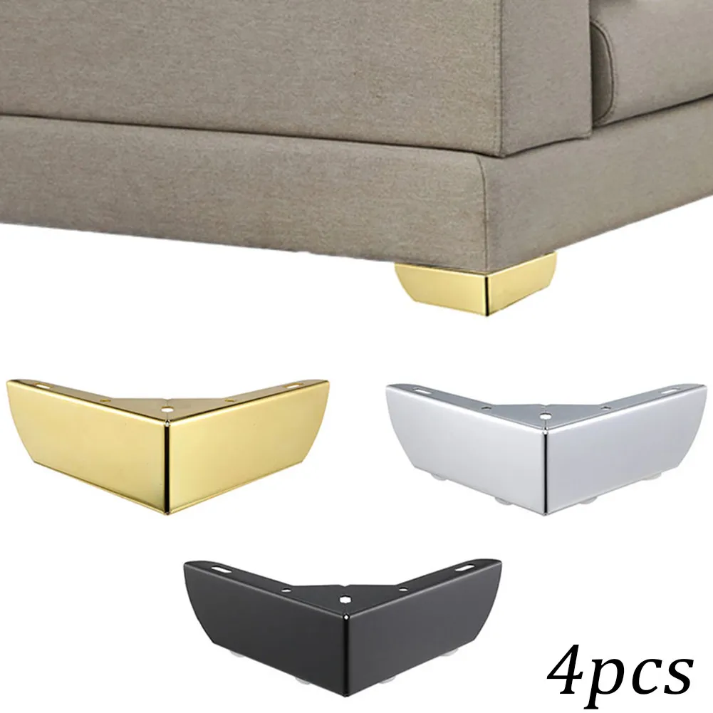 

4pcs Heavy Load Bearing Furniture Legs Metal Cabinet Feet Triangle Sofa Cabinets Tables Legs DIY Home Hardware Accessory