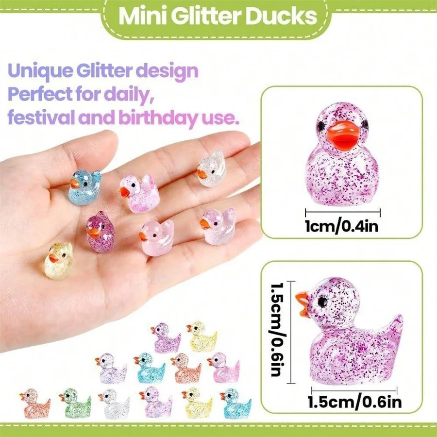

Миниатюрные фигурки уток из резины