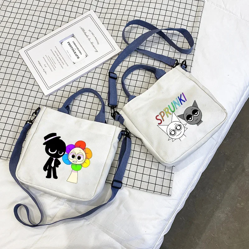 Sprunki Incredibox женские и мужские сумки модная сумка на плечо с мультяшным игровым