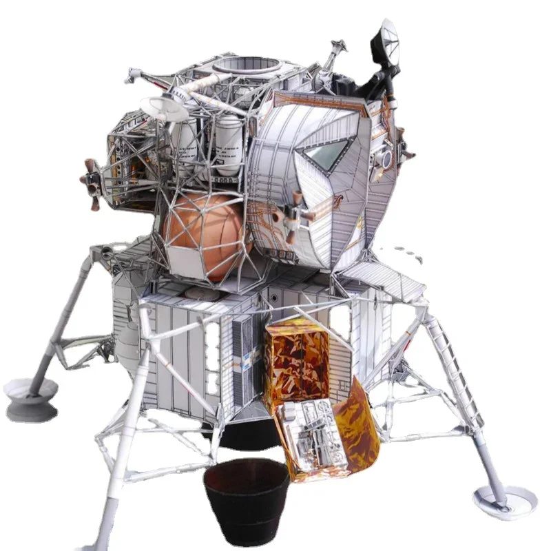 План Apollo 13 лунный модуль сделай сам 3D бумажная карточка модель строительные