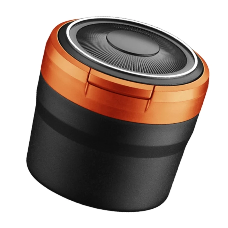 Автомобильная пепельница без дыма со светодиодной автомобильной пепельницей из