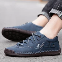 men sneakers fashion men casual shoes leather handmade breathable man shoes luxury brand mens loafers moccasins adult footwear