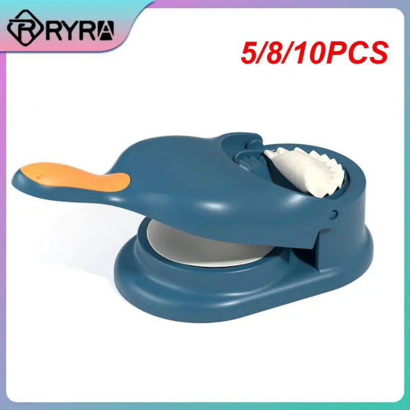 

5/8/10PCS Portable Plastic Mold Dough Pressing Tool Artifact Press Dumpling Maker Food Grade Pp Dough Pressing Tool