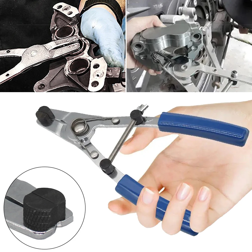 

Universal Motorcycle Brake Piston Removal Pliers 0-30mm Adjustable Clamp Non-Slip Motorcycle Maintenance Repair Tool Accessories