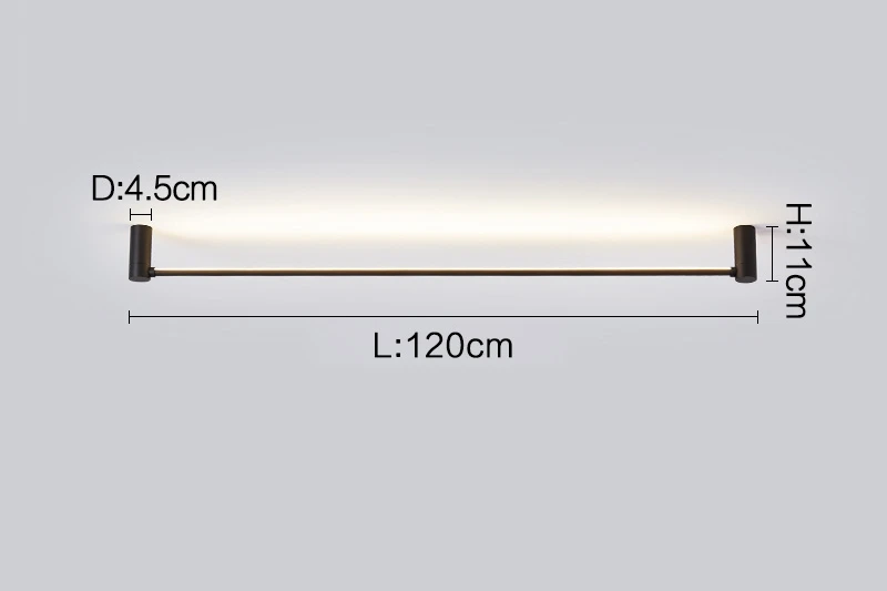 

Современный светодиодный потолочный светильник, необычайно простой осветительный прибор, светодиодная полоса для гостиной, без главного зеркального освещения, линейный осветительный фон для стены