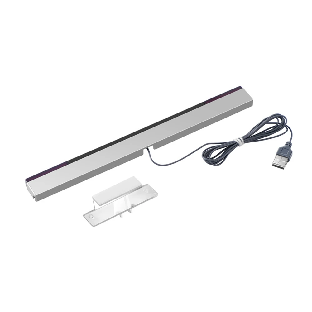

Игровые аксессуары для Wii Sensor Bar, проводные приемники, ИК-сигнал, Световой USB разъем, Замена датчика Bar, приемник для WII/WII U