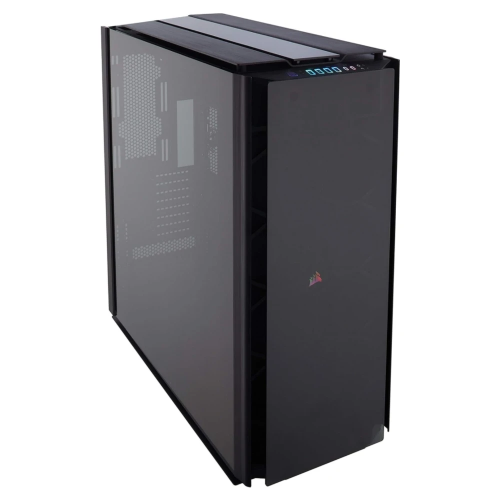 

Corsair Obsidian серии 1000D Super-Tower чехол, дымчатое закаленное стекло, алюминиевая отделка, интегрированный Commander PRO fan & controller