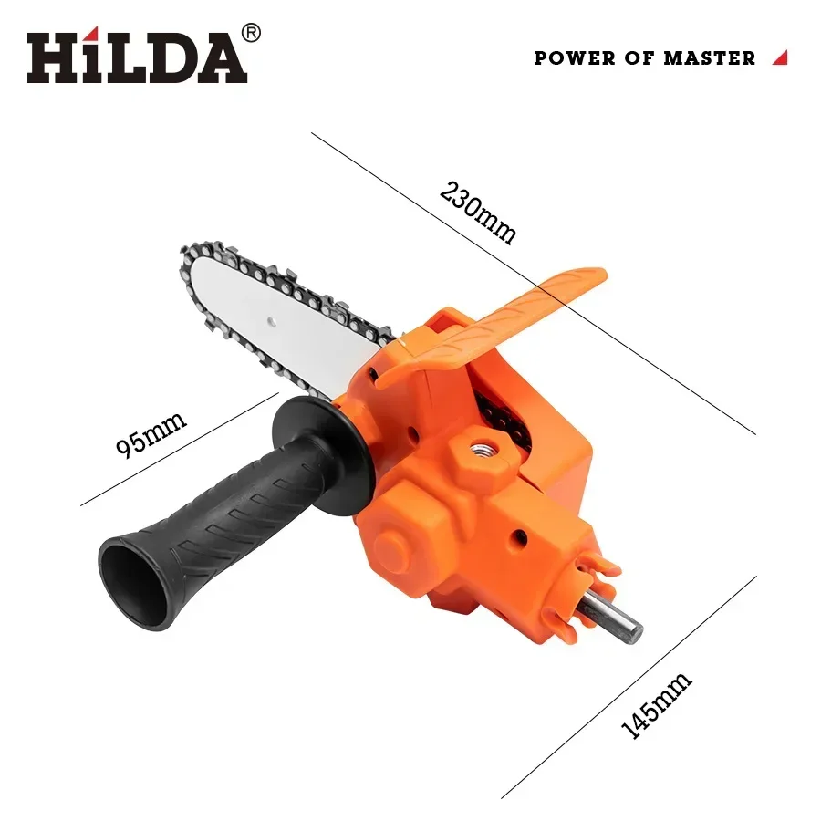 Электрическая цепная пила HILDA простая электрическая дрель для деревообработки