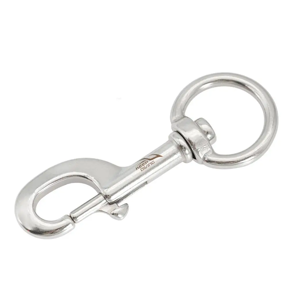 

Mini Diving O-Ring Snap Hook Single Ended Retractable Clip Buckle Rope Pet Leash Clasp Keychain Bolt Accessories