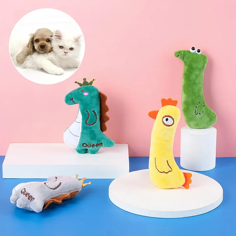 

Cats Toy With Catnip Plush Cat Toys For Kitten Teeth Grinding Thumb Pillow Chewing Toy Claws Thumb Bite Pet Accessories