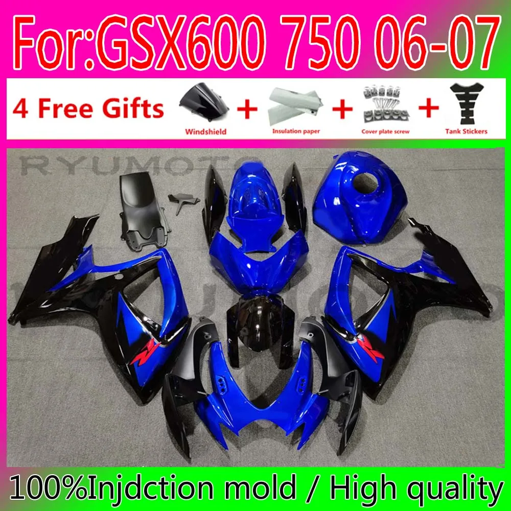 

New Motorcycle Injection Fairing Bodywork For Suzuki GSXR600 06 07 GSXR750 2006 GSX-R750 2006-2007 K6 Fairings