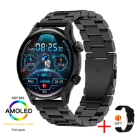 2022 nfc smartwatch women amoled 390x390 hd screen always display the time bluetooth call ip68 waterproof smart watch for xiaomi