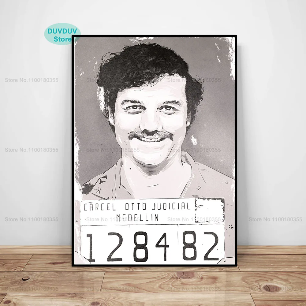 Новый постер с изображением персонажа Пабло Эскобара наркоса легенда Мексики