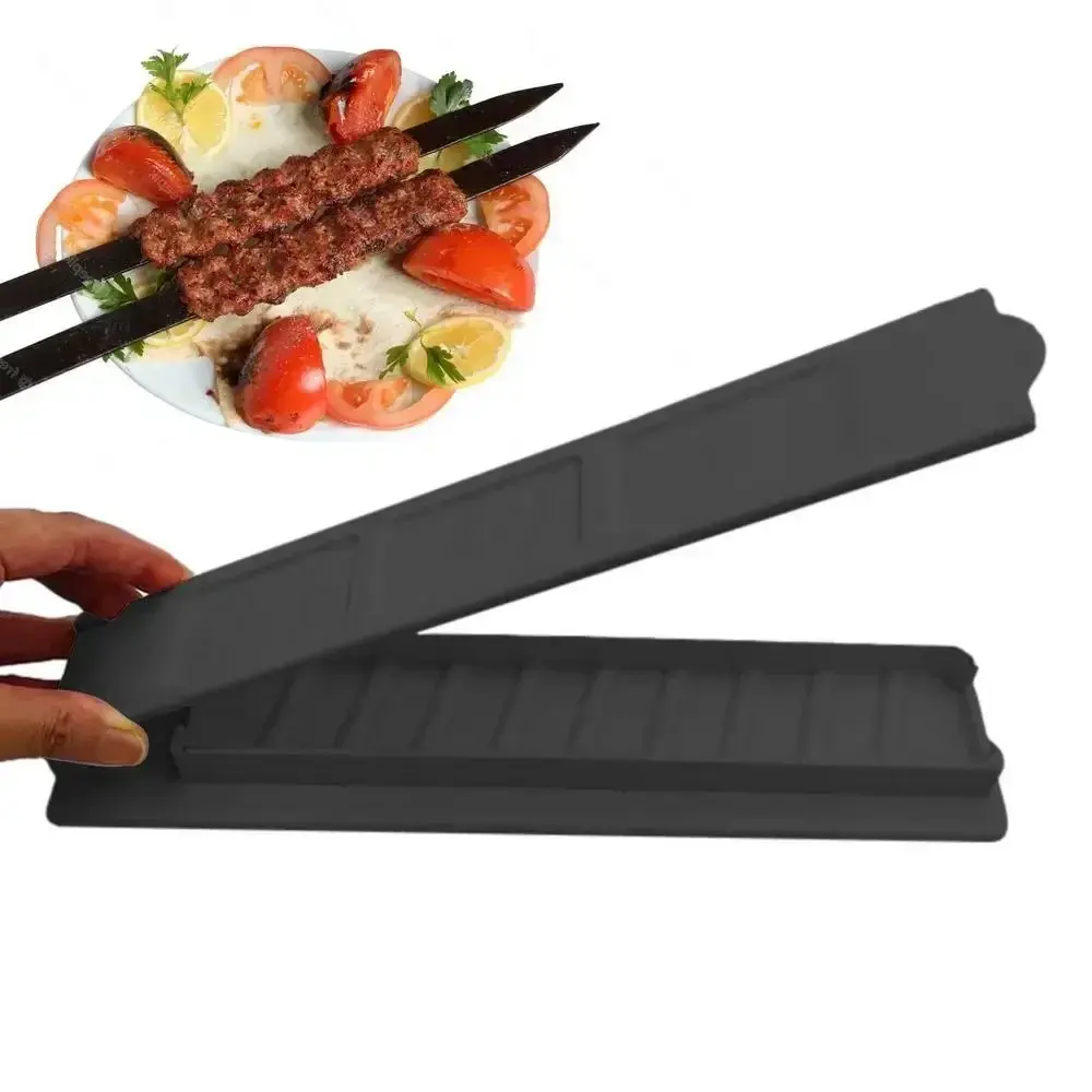 

Однорядный аппарат для приготовления шашлыков для мяса, пресс для кебаба, многоразовый пластиковый инструмент для приготовления шашлыков для барбекю, инструмент для приготовления шашлыков для кебаба