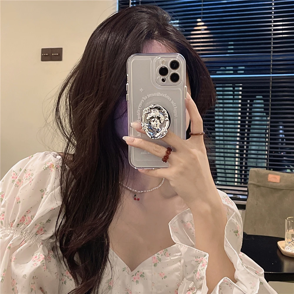

Fashion Ins Simple Advanced Transparent Case for IPhone 13 Pro Max 12 Pro Max 11 Pro Max X XR XS Max 7 8 Plus Soft Cover