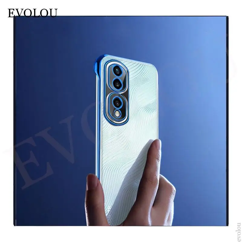 Для Oppo Reno 10 Pro Plus покрытие безрамный Прозрачный жесткий чехол для 8 9pro 7SE