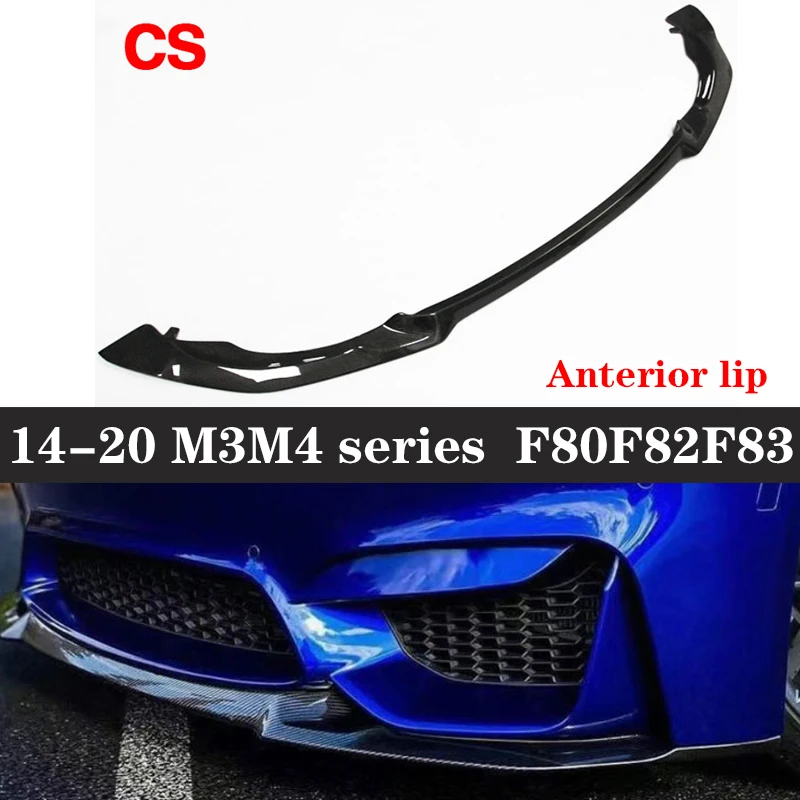 Для BMW M3 F80 M4 F82 F83 автомобильный передний бампер из углеродного волокна