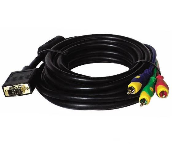 Кабель VGA-3RCA RGB YUV Кабель VGA-3RCA RGB YUV