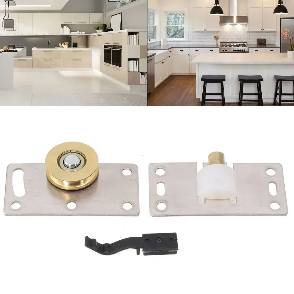 Регулируемые износостойкие колеса из нержавеющей стали размером 74*37 мм