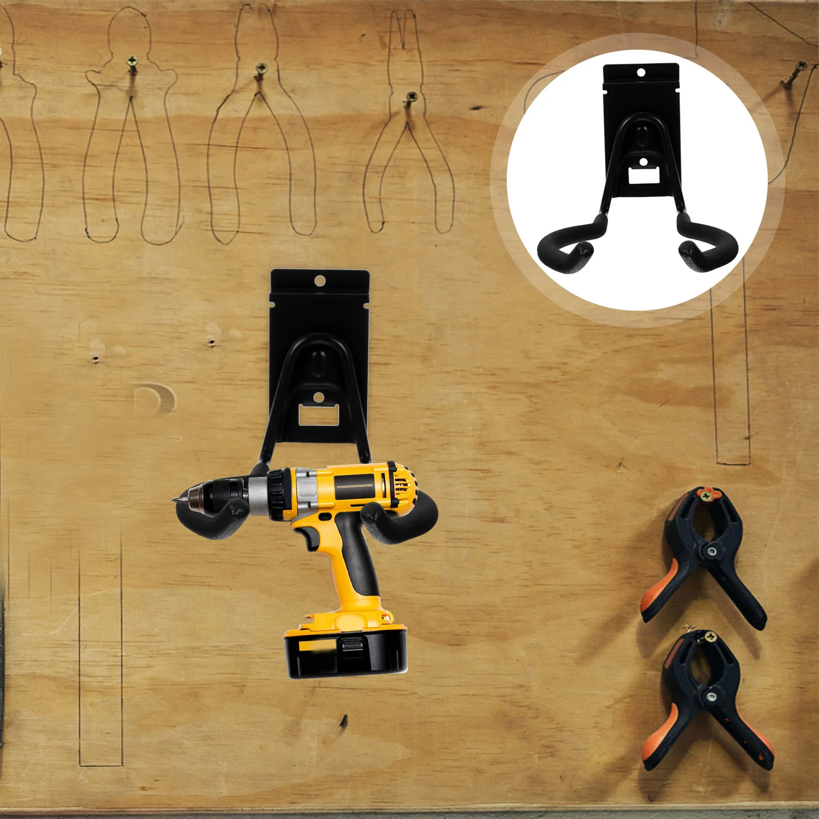 

Heavy Duty Tools Hook Wall Storage Hooks Hanging Organization Hanger Lawn Mounted Garage
