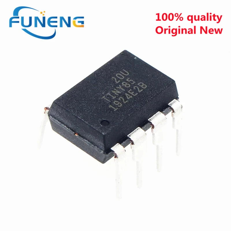 2 шт. Новинка ATTINY85-20PU DIP-8 TTINY85 DIP8 85-20PU ATTINY85-20 DIP | Электронные компоненты и