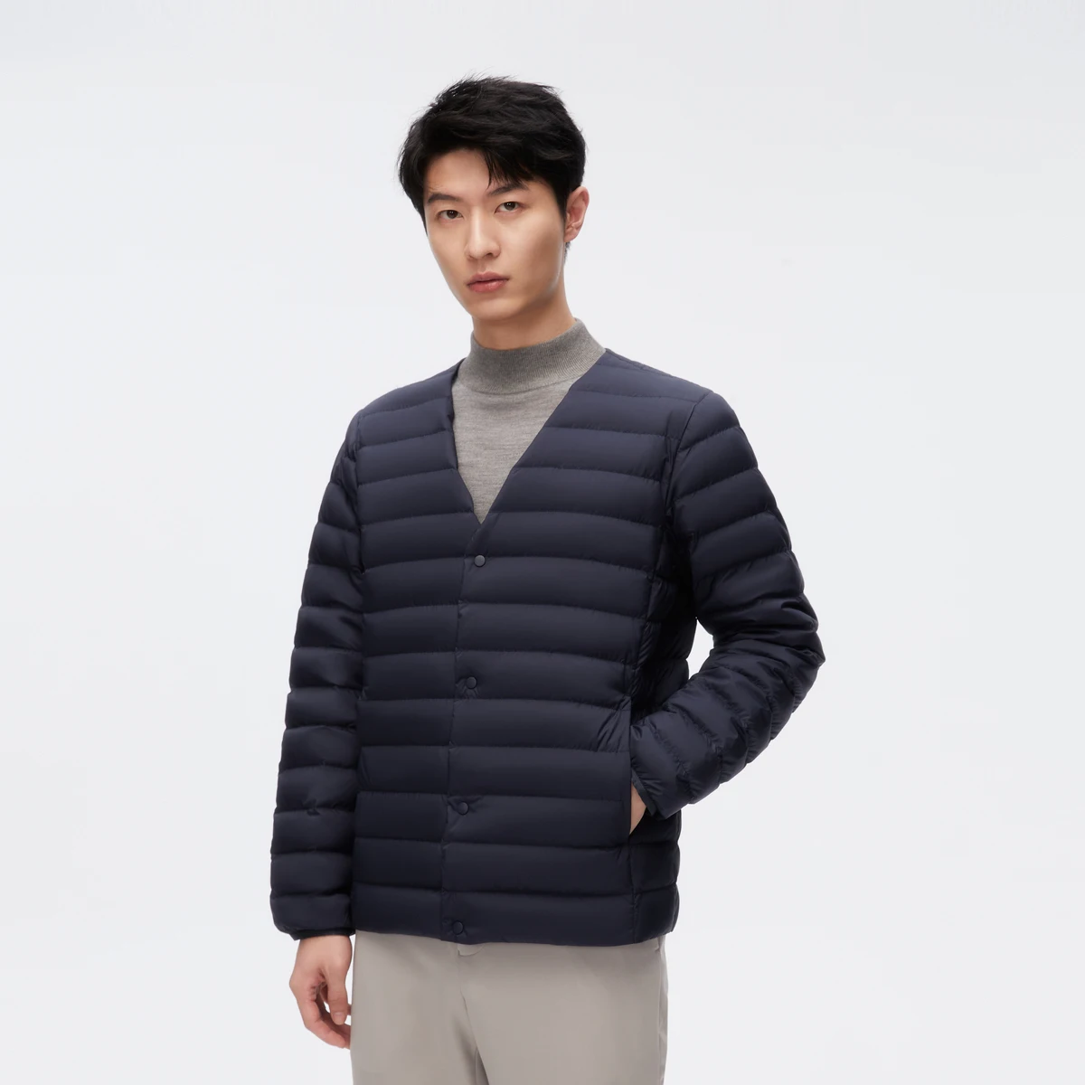 Новинка 2024 зимняя куртка BOSIDENG осенняя утяжеленная для мужчин Повседневная