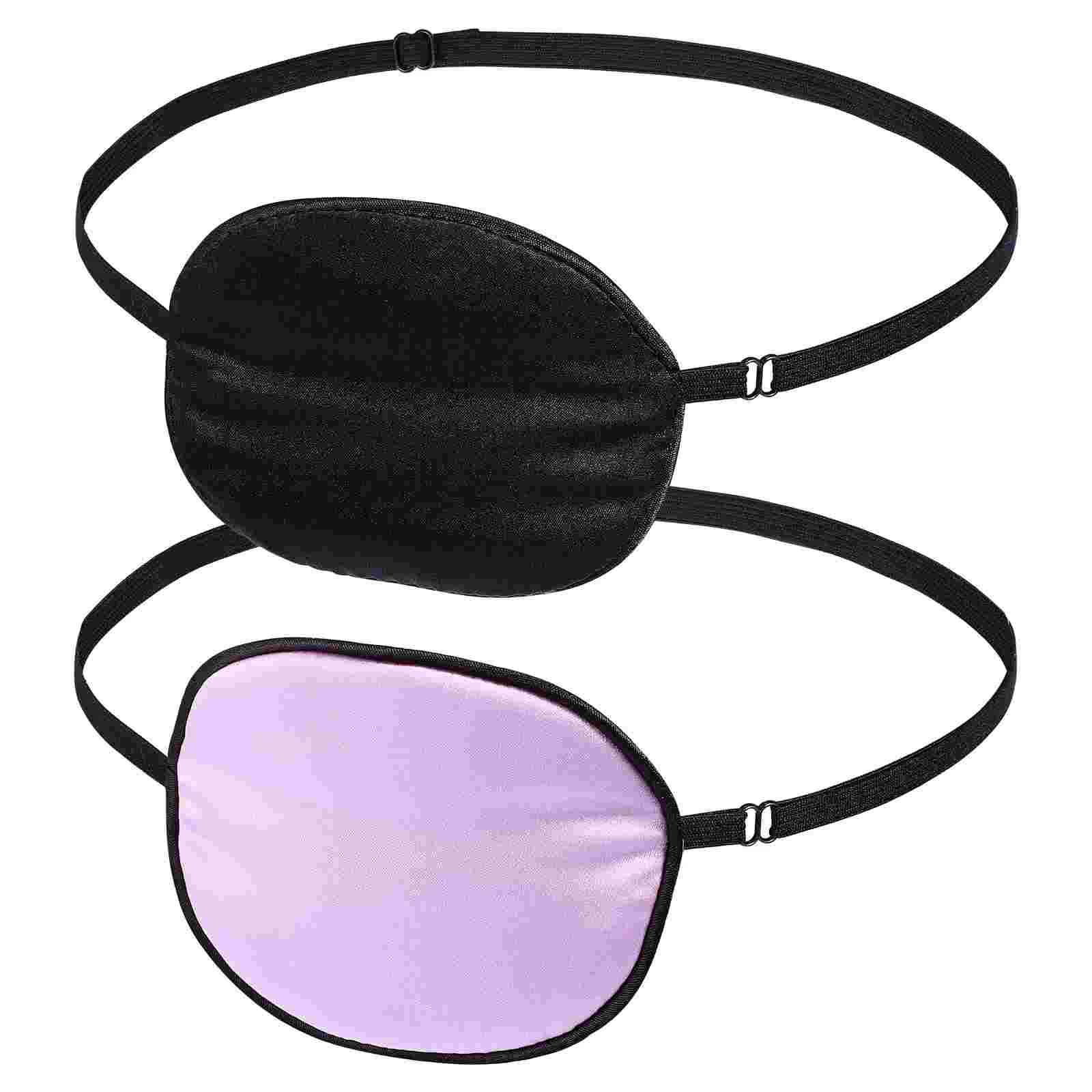 

2Pcs Eye for Kids Right Eye Pirate Black Strabismus Adjustable Eye Eye Cover