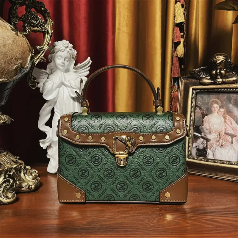 Luxury brand Wizard of Oz retro box bag women's bag 2023 new high-end luxury one-shoulder cross-body crossbody bags for