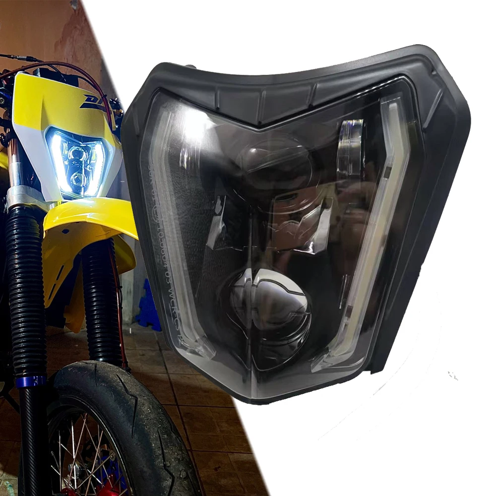 

LED Motorcycle Headlight E24 for KTM EXC EXCF SX SXF XC XCF XCW XCFW 125 150 250 300 350 450 Motocross Enduro Sport Dirt Bike