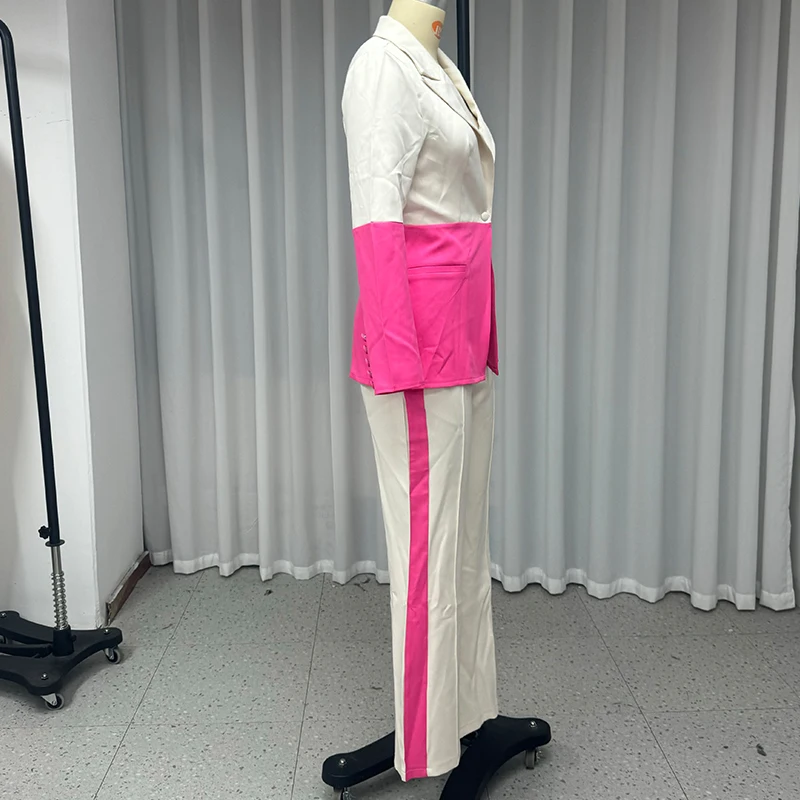 Wefads Осенний комплект из двух предметов женский офисный модный с длинными