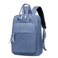 womens backpack korean travel bag fashion casual double zipper backpack teen girls laptop student shoulder bag large capacity