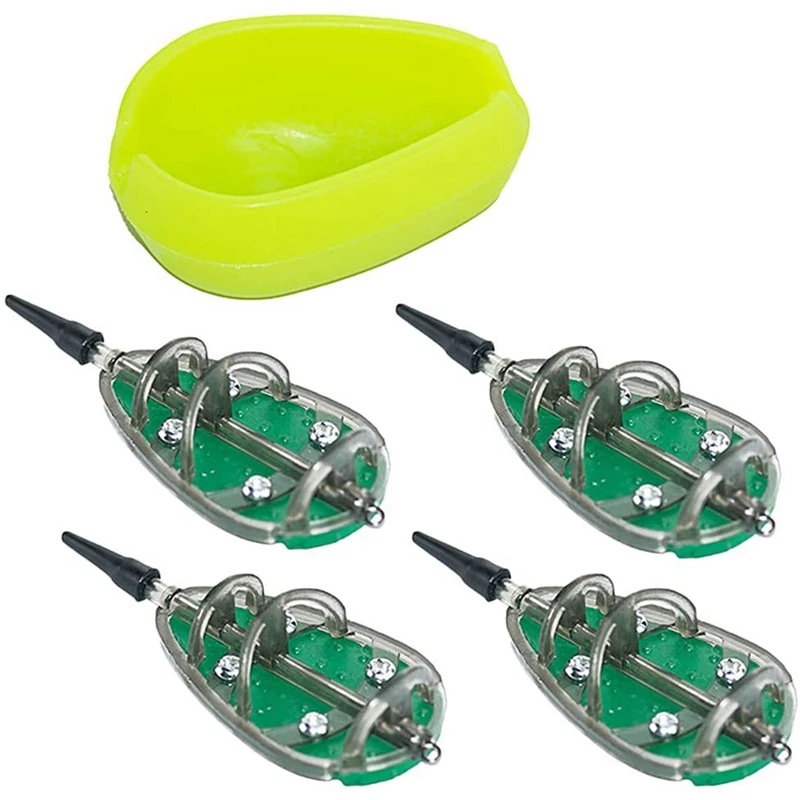 

5Pcs Nesting Device, Dissolvable Fish Lure, Stuffed Bait Fishing Gear Accessories