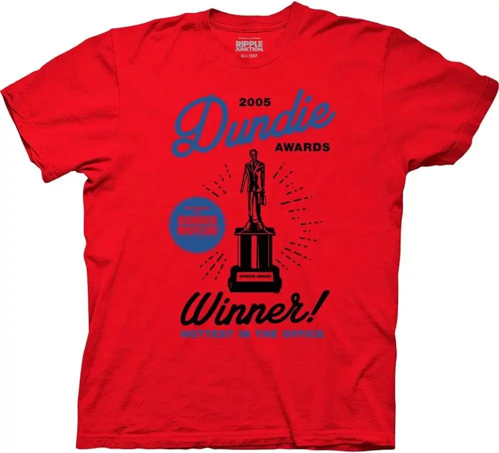 Офисная Мужская футболка с коротким рукавом Победитель награды Dundie лидер продаж