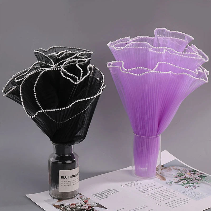 28 см x 1 м упаковочная бумага для цветов волнистая пряжа упаковка букета флориста