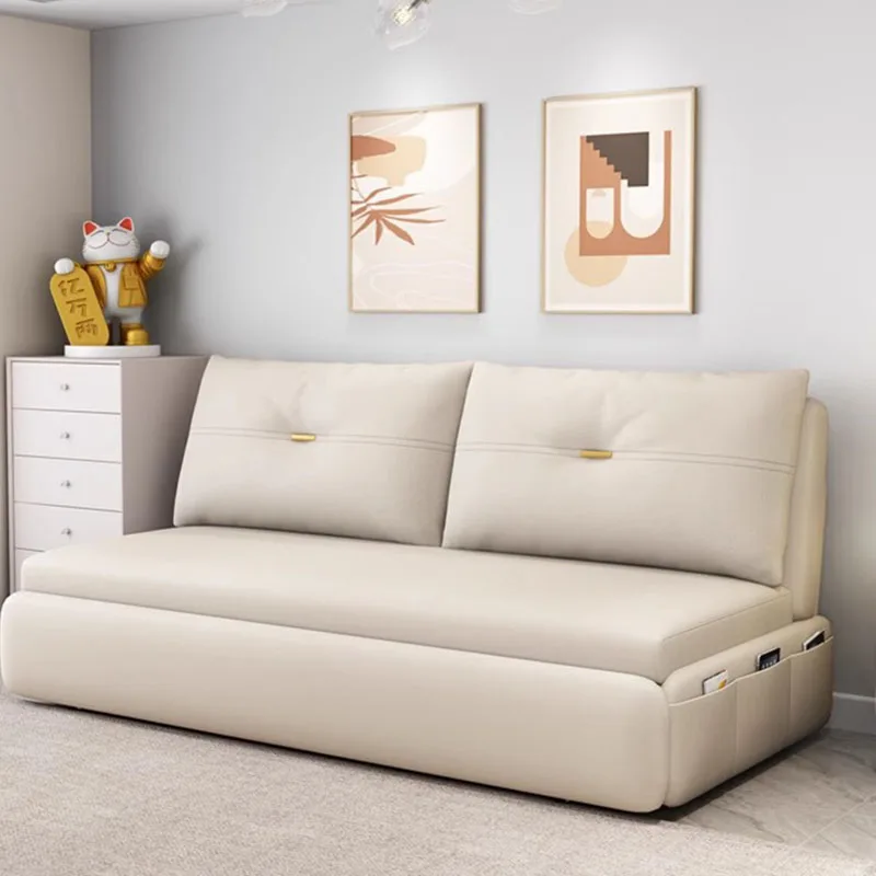 

Leather Modern Sofa Chair Soft Waterproof White Sectional Lazy Puffs Sofa Chaise Lounge Love Seat Divano Living Room Furniture