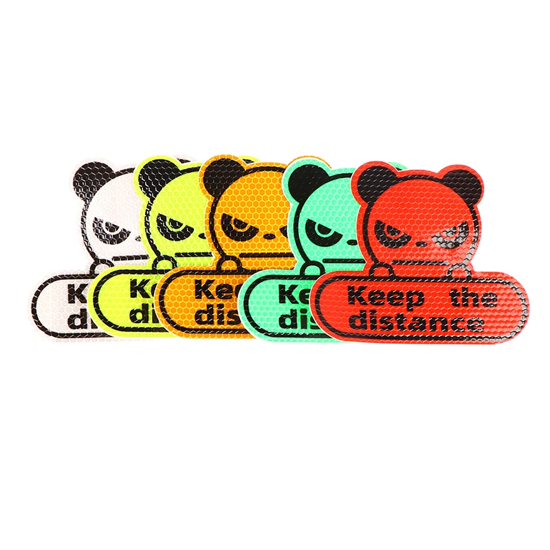 

Panda Stickers Keep Distance Reflective Stickers Fluorescent Hexagon Honeycomb