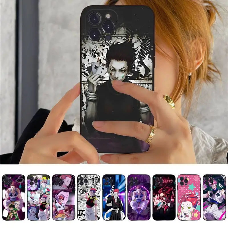 

Hisoka Anime Hunter X hunter Phone Case For iPhone 6 7 8 Plus 11 12 13 14 Pro SE 2020 MAX Mini X XS XR Back Funda Cover