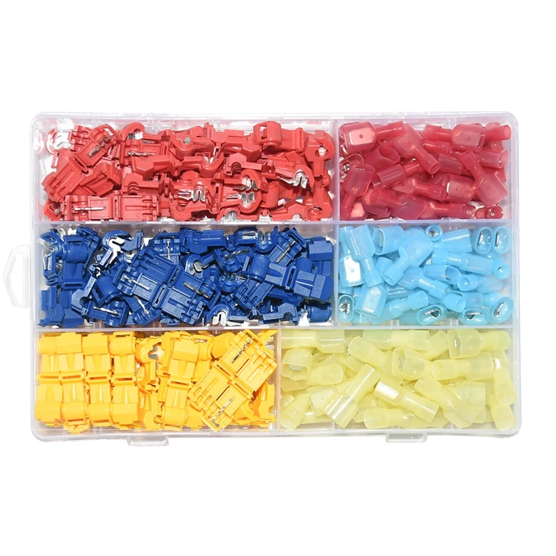 

240PCS Wire Connectors Quick Splice Electrical Wire Terminals