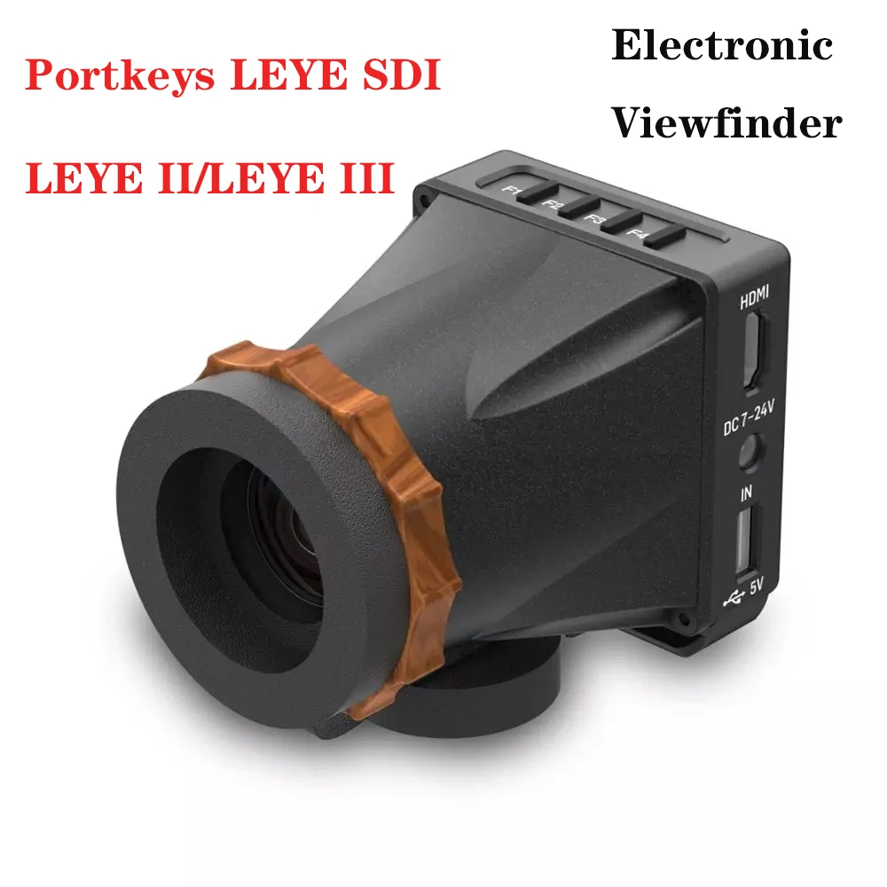 PortKeys LEYE II/III/SDI Electronic Viewfinder with 2.4 inch LCD 3D LUT EVF Screen 1440 x 900 Luma Waveform Peaking 4K Monitor