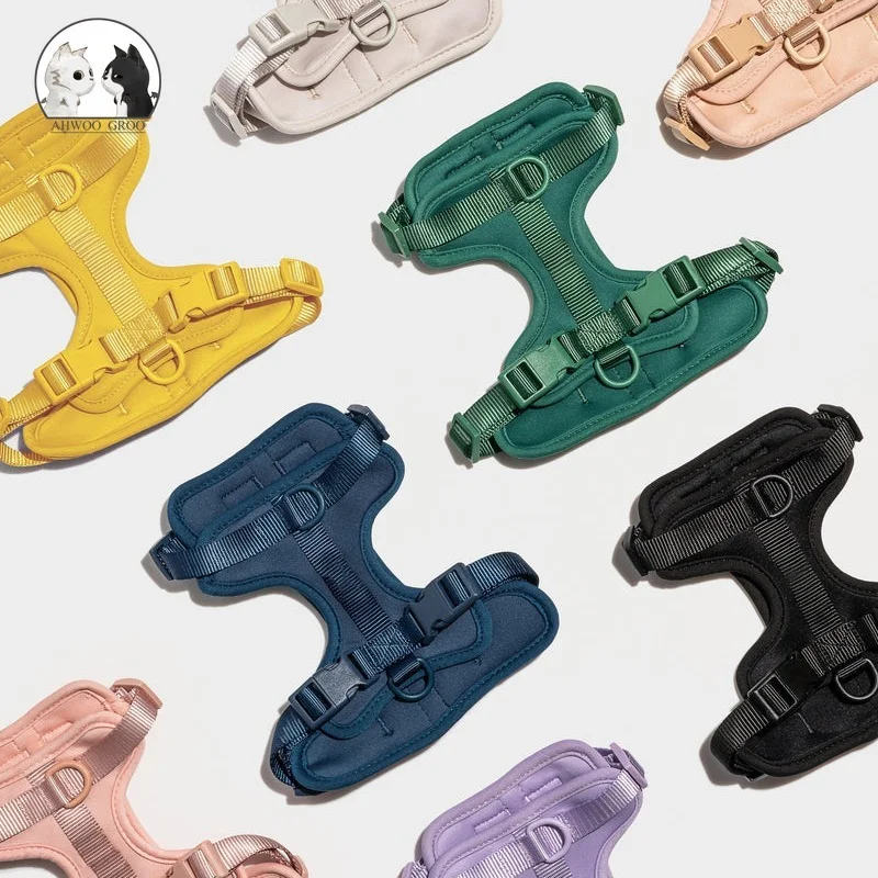 Роскошный комплект шлейки и поводка для домашних питомцев Воздухопроницаемый