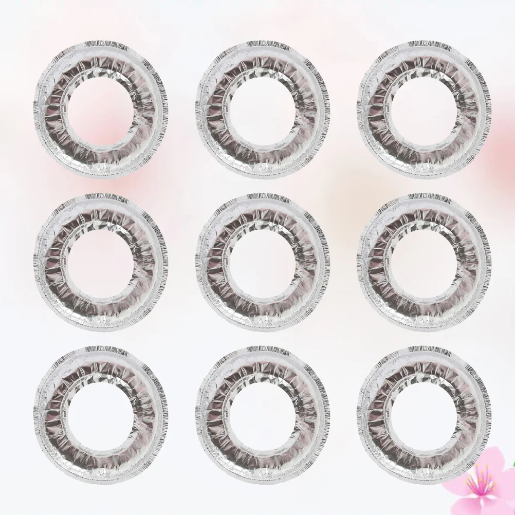 

10 Pcs Burners Gas Stove Liners Reusable Cover Oven Covers Cooker Oil Proof Anti Aluminum