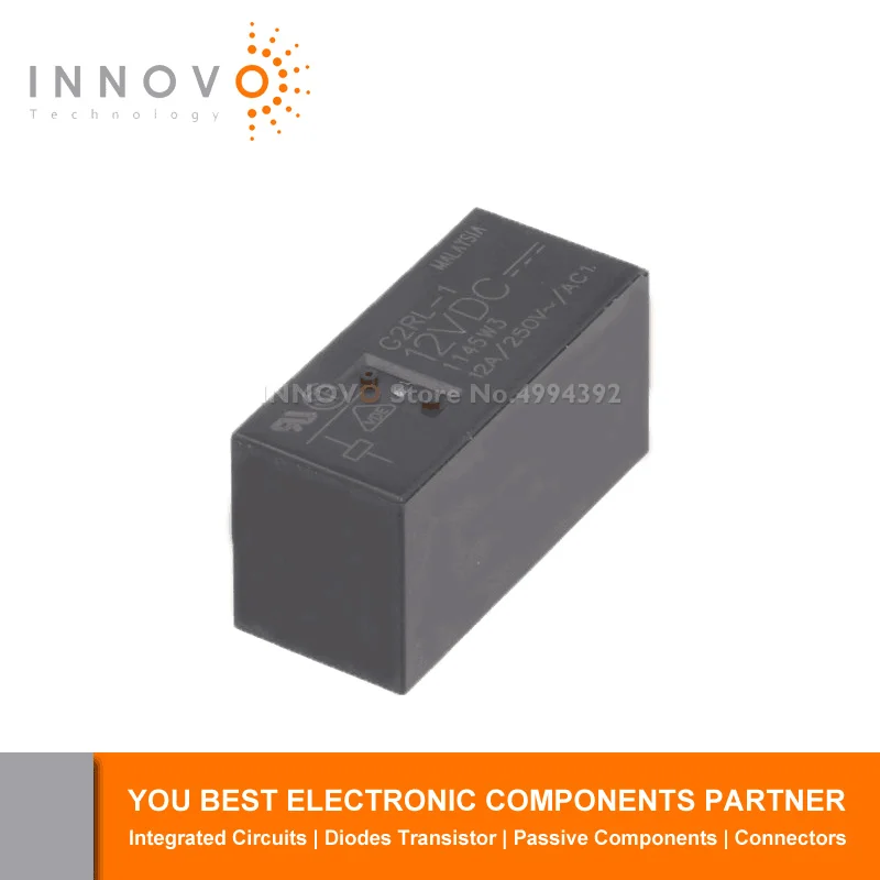 5 шт./партия, реле Φ 12 В постоянного тока, новый оригинальный