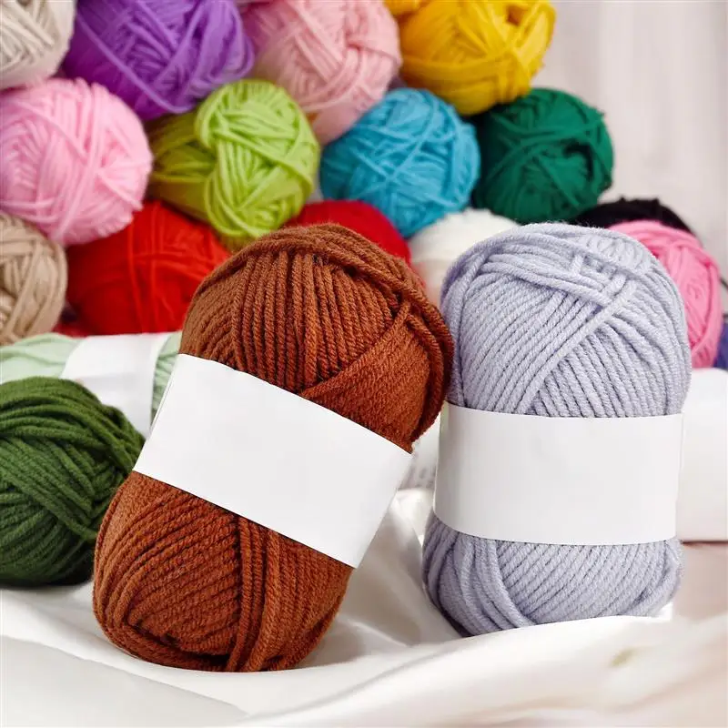 25 г/рулон 4-слойная детская молочная милая мягкая хлопковая вязальная шерстяная
