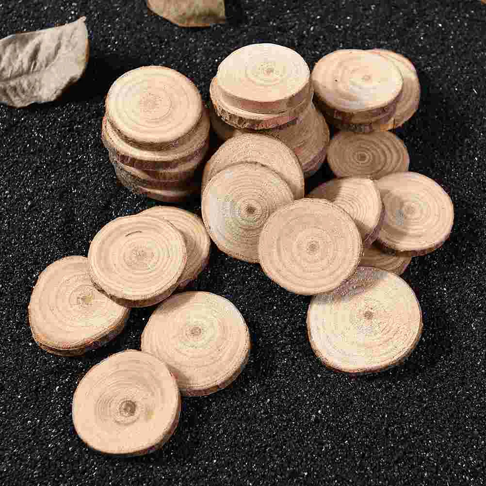

Wood Slices Tree Wooden Unfinished Rounds Log Shapes Round Natural Slice Slabs Pieces Slab Trunk Craft Circle Ornaments Props