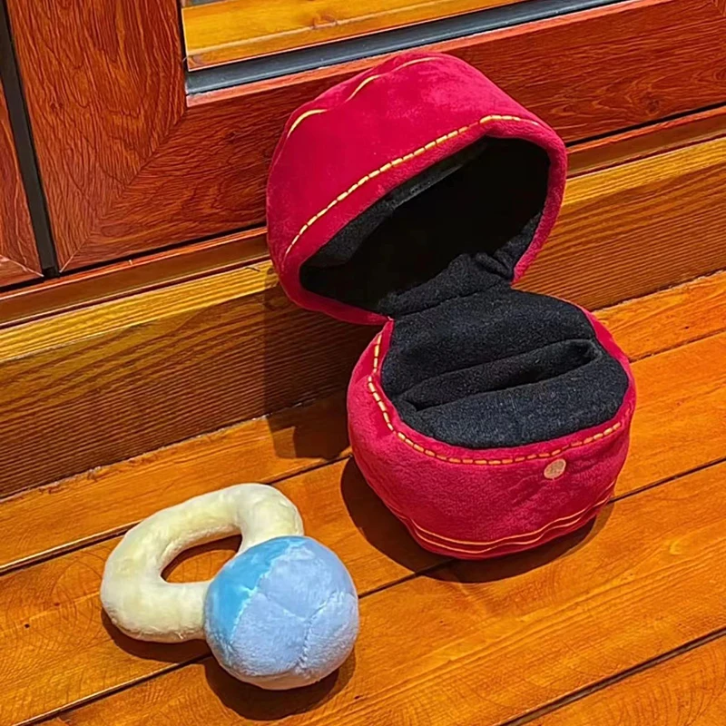 1 шт. забавная Милая огромная кукла с бриллиантами набор колец Необычные плюшевые