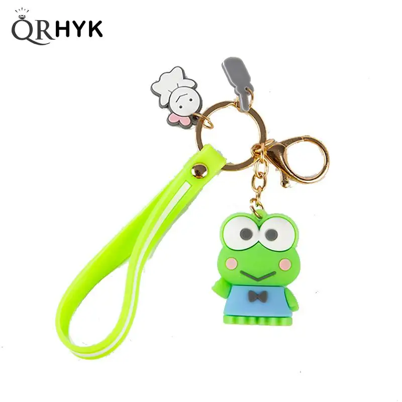

Cartoon Silicone Doll Pendant Women Keychain Pink Rabbit Cute Animal Girls Keyrings 2022 New Fashion Dog Unisex Keychains