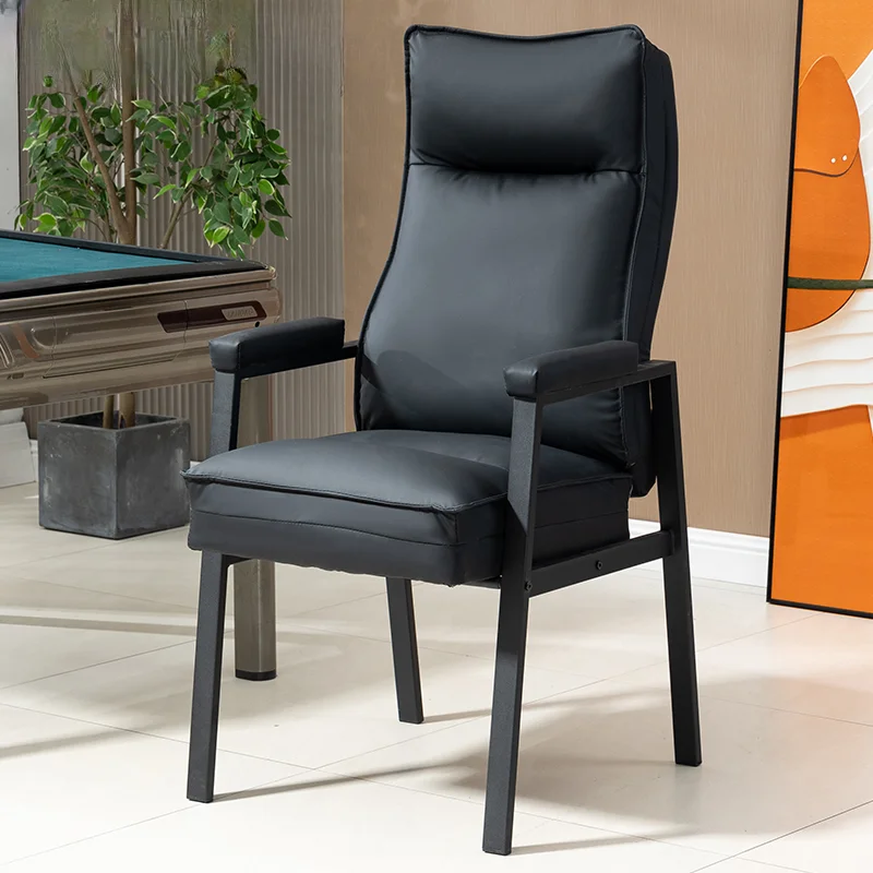 

Boss Arm Office Chair Ergonomic Conference Leather Swivel Living Room Office Chair Computer Comfy Salon Chaise Bureau Furniture