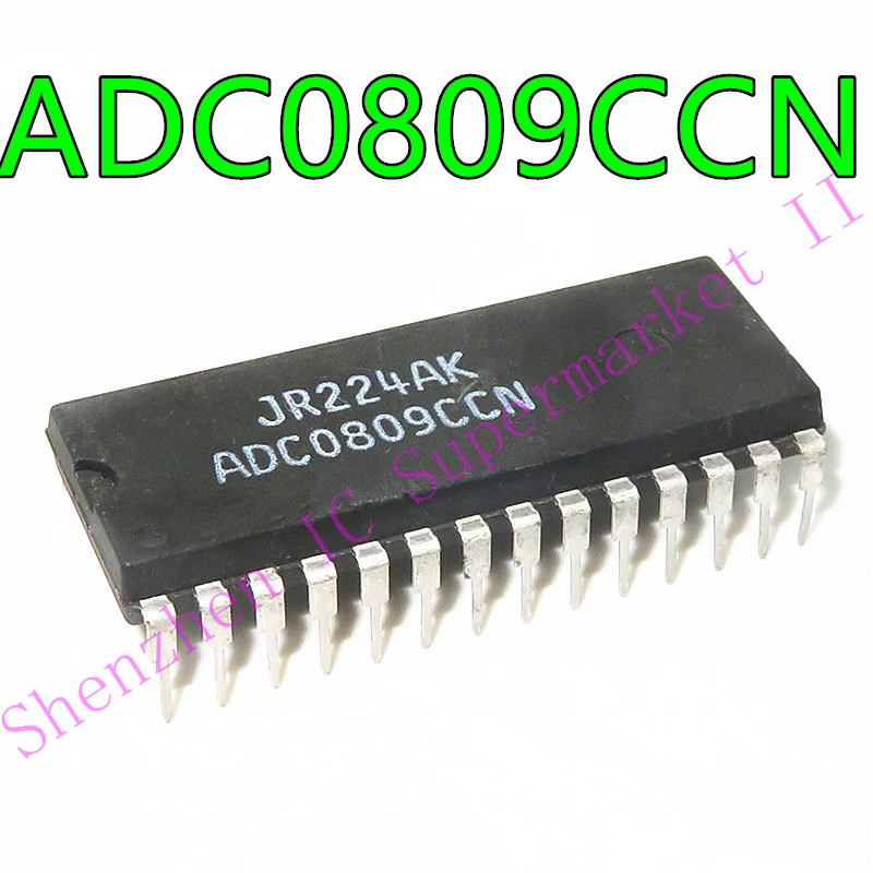 1 шт./лот ADC0809CCN ADC0809 DIP-28 совместимый 8-битный A/D преобразователь с 8-канальным мультиплексором